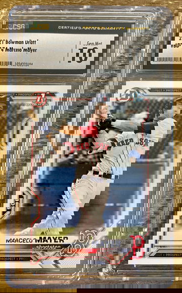 2021 Bowman Draft ⚾️  MARCELO MAYER #BD-174 ⚾️  CSG 10 ⚾️  1st Bowman