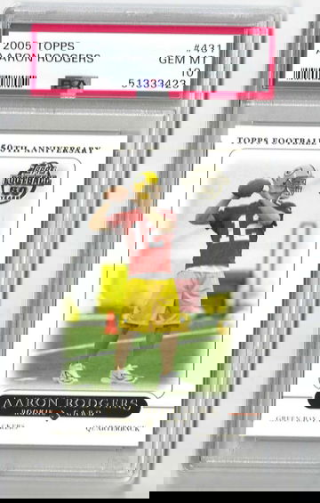 2005 Topps Aaron Rodgers RC #431 PSA 10 Gem Mint