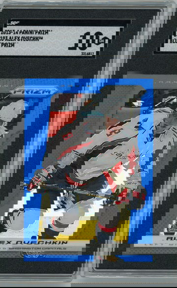 2013-14 Panini Prizm ALEX OVECHKIN #103 Blue Prizm SP SGC 10 Gem Mint POP 1!