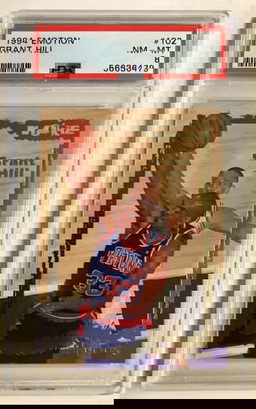 1994 Grant Hill Emotion Rookie PSA 8 #102