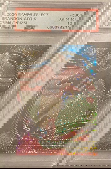 2020 Select Brandon Aiyuk Rookie Field Level Cosmic Prizm   Sp   PSA 10     