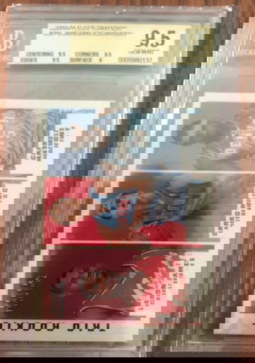 2003-04 Fleer Tradition Lebron James Darko Carmelo Anthony Rc Rookie Trio Fleer Tradition 