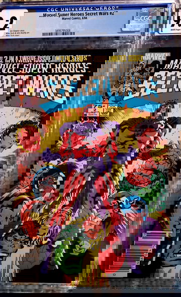 Marvel Super Heroes Secret Wars #2 CGC 9.2 “RARE NEWSSTAND EDITION”