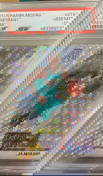 2019 Ja Morant Mosaic #219 Gem MT 10 rookie rc 