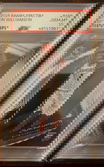 Zion Williamson Prizm Spectra SP PSA 10
