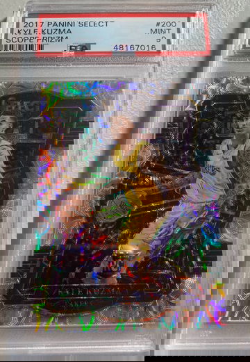 2017 Select Kyle Kuzma Scope Prizm RC PSA 9