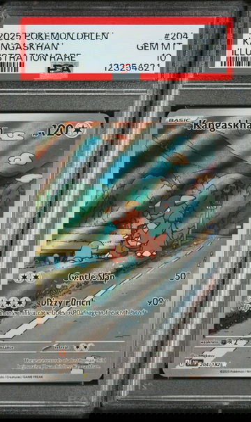 2025 Pokemon Scarlet and Violet Destined Rivals Illustration Rare Kangaskhan #204 PSA 10