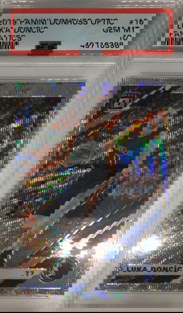 2019 Donruss Optic Fanatics Luka Doncic PSA 10