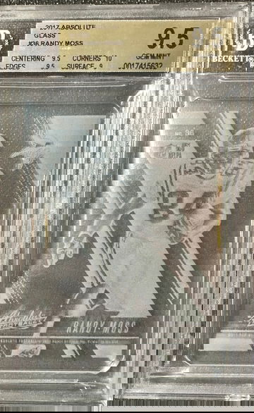 2017 Absolute Randy Moss Glass BGS 9.5