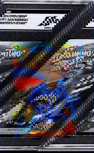 2024 Topps Chrome #SITP-7 Julio Rodriguez Summertime in the Park SGC 10