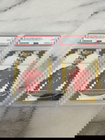 (2) 2016 Select Cristiano Ronaldo Psa 9 Mint
