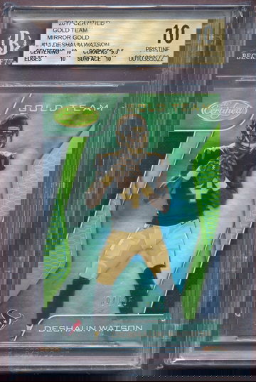 Deshaun Watson 4/25 Jersey number BGS 10