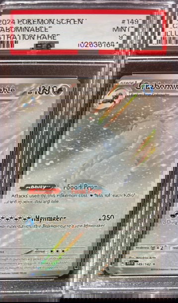 2024 Pokémon Crabominable Stellar Crown 149/142 PSA 9 Mint