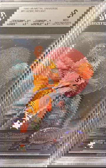 1997-98 Metal Universe Kobe Bryant #81 BGS 9