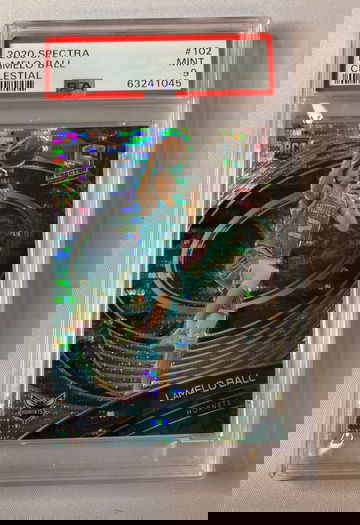 2020 spectra lamelo ball /99 psa 9