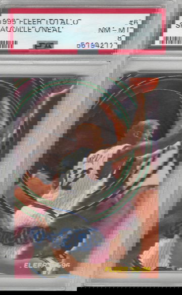 1995 Fleer Total O Shaquille O’Neal #6 PSA 8