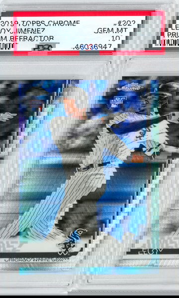 2019 Topps Chrome Eloy Jimenez Prism Refractor