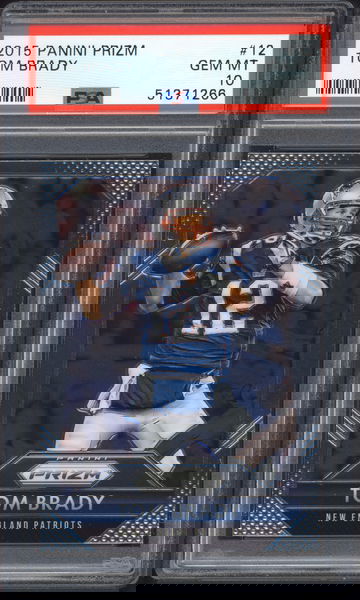 2015 Panini Prizm TOM BRADY #12 PSA 10 GEM MINT