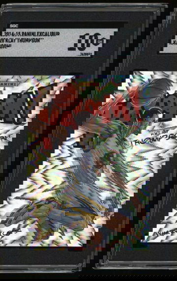 2014-15 Panini Excalibur Klay Thompson Kaboom SGC 10 Pop 1