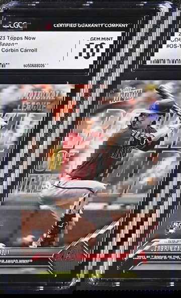 2023 Topps Now Corbin Carroll RC Off-Season #OS-11 Arizona Diamondbacks