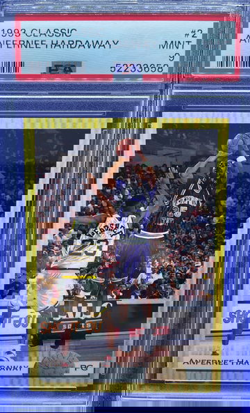 1993 CLASSIC DRAFT PICKS ANFERNEE HARDAWAY RC #2 PSA 9 MINT PENNY LOW POP