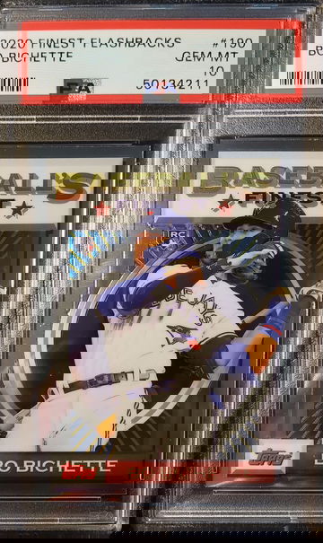 2020 Topps Finest Flashbacks Bo Bichette RC PSA 10