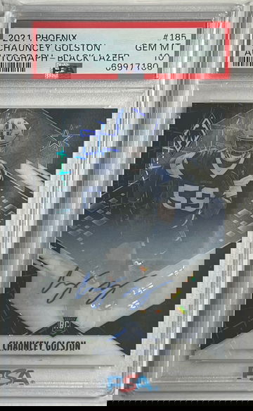 2021 Chauncey Golston Auto Black Lazer /10 PSA 10 RC
