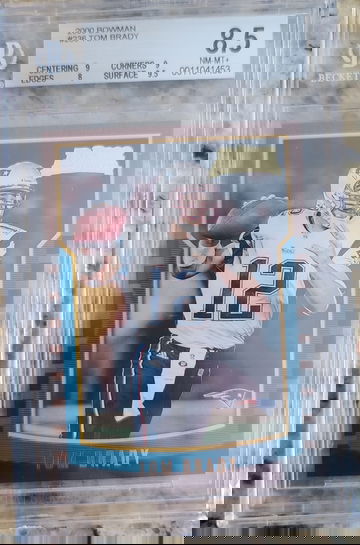 2000 Bowman Tom Brady BGS 8.5