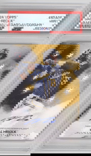 2024 Topps Baseball Stars Autographs Sal Frelick PSA 9