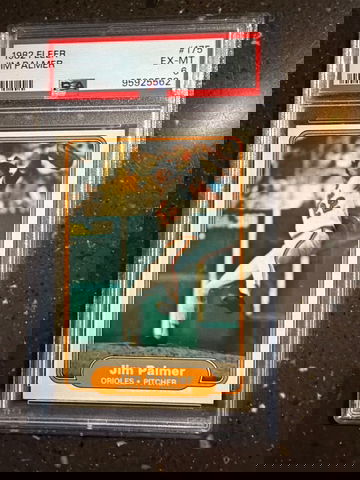 1982 Fleer Jim Palmer #175 – PSA EX-MT 6 (Cert #95925562)