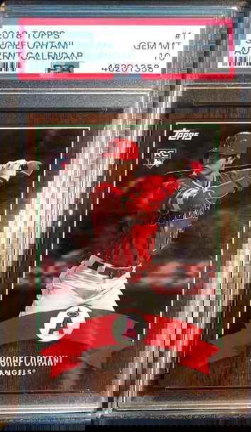 2018 Topps Shohei Ohtani Advent Calendar psa 10