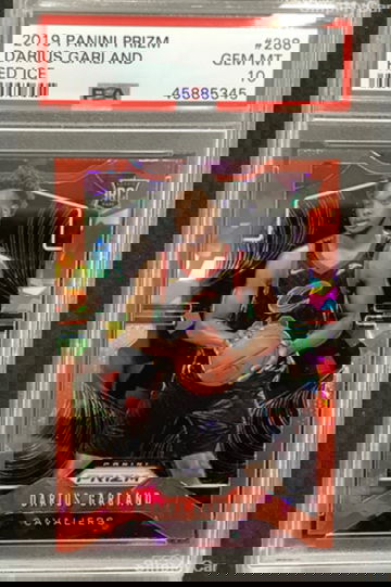 2019 Panini Prizm Rookie Darius Garland Red Ice PSA 10 POP 35