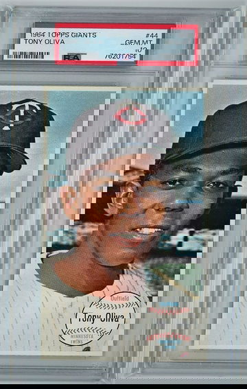 1964 Topps Giants (Now Retired) #3 PSA Registry Set Break. #44 Tony Oliva PSA 10