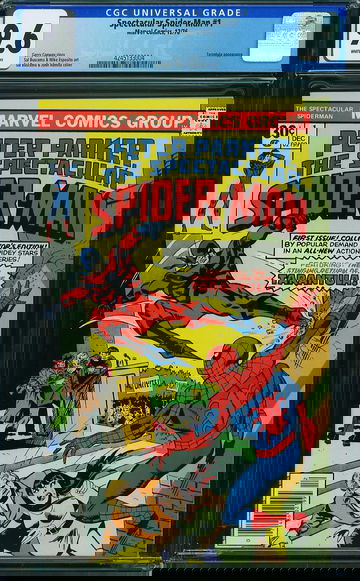 SPECTACULAR SPIDER-MAN #1, CGC 9.6 NM+