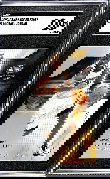 2002-03 Nba Hoops Stars #23 Michael Jordan SGC 10