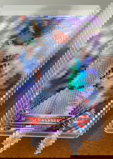 2016 Topps Chrome Kyle Schwarber Purple Refractor RC /275