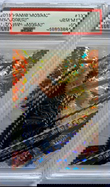 2019 Panini Mosaic Luka Doncic Will to Win PSA 10