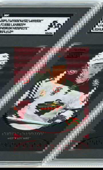 KIRILL KAPRIZOV 2020-21 SkyBox Metal Universe '97-98 Premium Prospects RED Star Rubies Rc #41/50 SGC 9