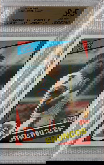 John Elway 1984 Topps #63 RC BGS 9.5 Rare!