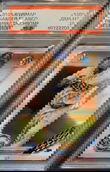 2019 1st Bowman Chrome Wander Franco PSA 10