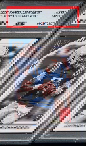 Anthony Richardson 2023 Topps Gallery Rookie NFL #378 Football Card PSA 9 Mint