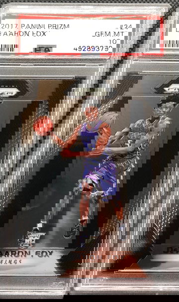 2017 Prizm De’aaron Fox psa 10 rc