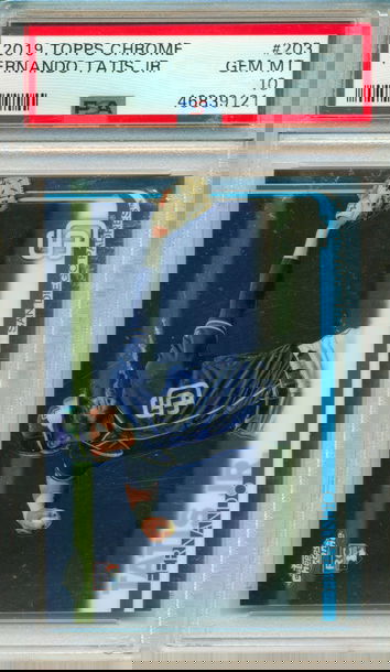 2019 Topps Chrome Fernando Tatis Jr #203 PSA 10