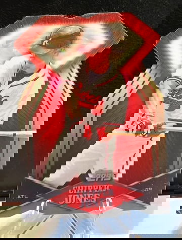 2011 Topps Diamond Dig Contest Diamond Die Cut  Chipper Jones  w/protective coating still in tact!  Braves