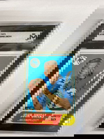 1968 Topps # 100 Johnny Unitas 