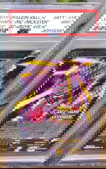 Dragon Ball Super Champa the Trickster BT7-078 Judge Stamp Promo PSA 9 Mint