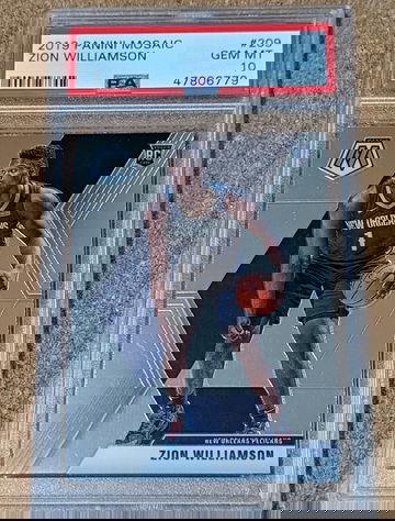 2019-20 Mosaic 🏀 Zion Williamson Rookie #209 PSA 10 Gem Mint Pelicans RC 🔥