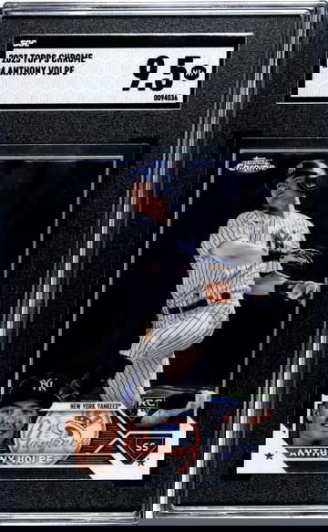 2023 Topps Chrome Anthony Volpe #4 SGC 9.5