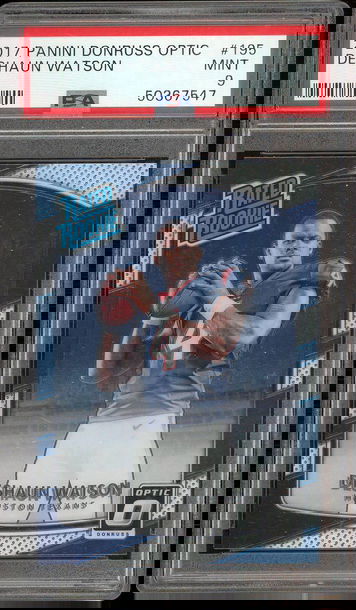 2017 Deshaun Watson Donruss Optic PSA 9