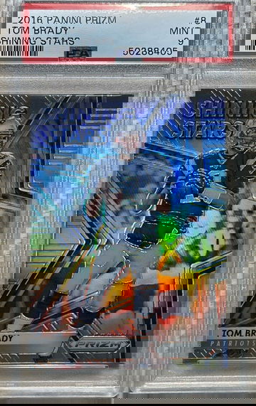 2016 Tom Brady Panini Prizm Silver Refractor Shining Stars PSA 9 Mint
